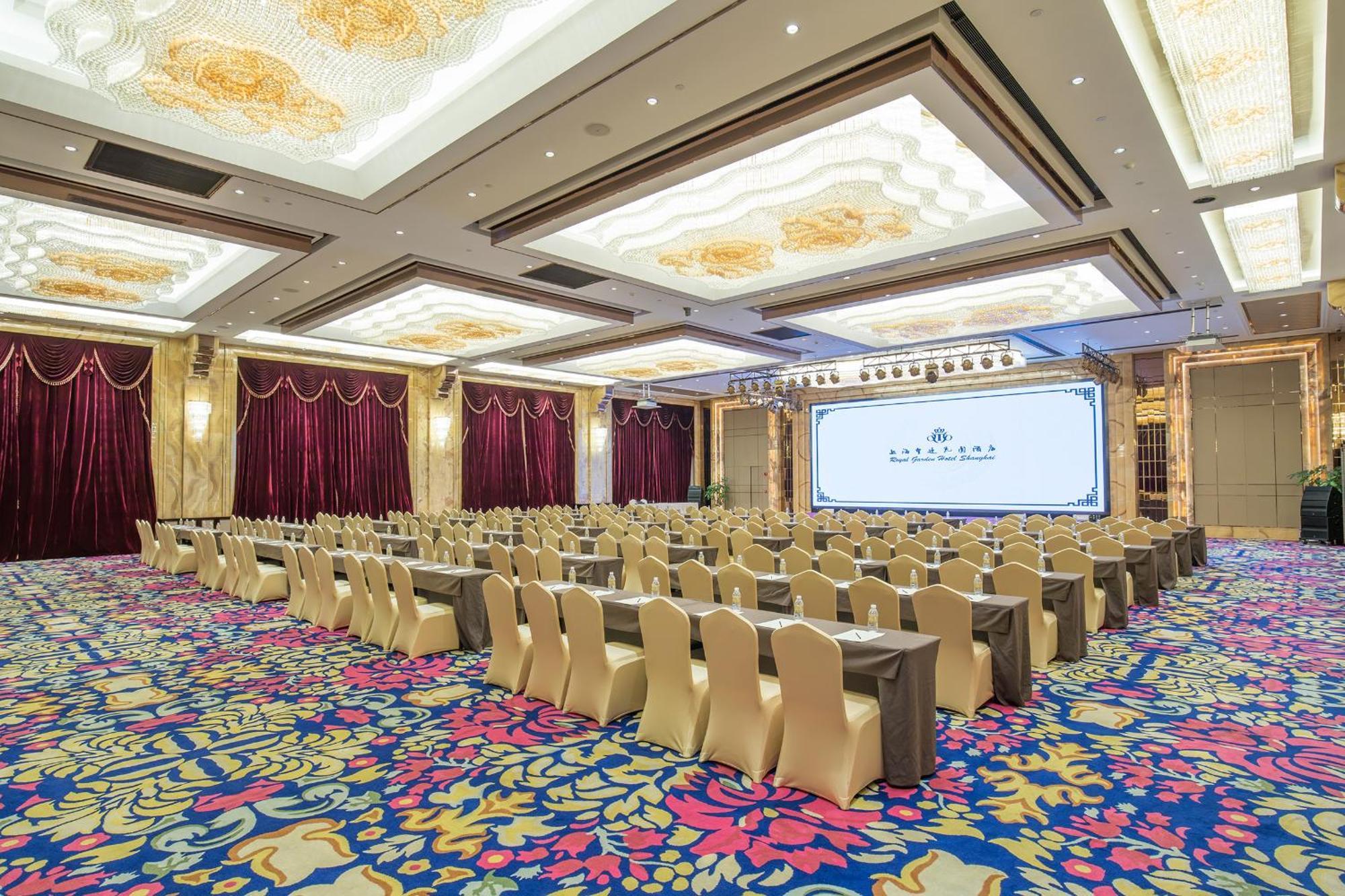 Royal Garden Hotel Shanghai-Free Shuttle To And From Disney & Pvg & Close Metro Line2 Easy To Sha New Expo Exteriör bild