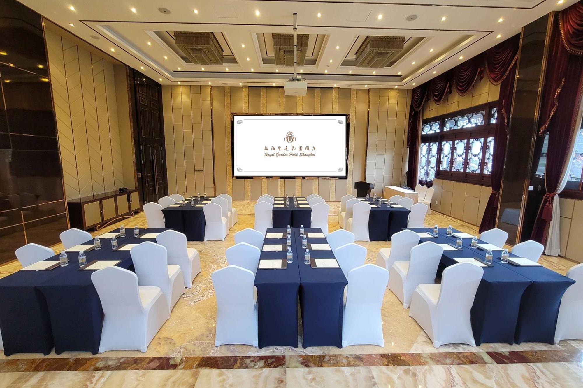 Royal Garden Hotel Shanghai-Free Shuttle To And From Disney & Pvg & Close Metro Line2 Easy To Sha New Expo Exteriör bild